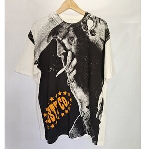 Post Malone Big Ass Stadium Tour Shirt White Huge Graphic Tee 2025 Large